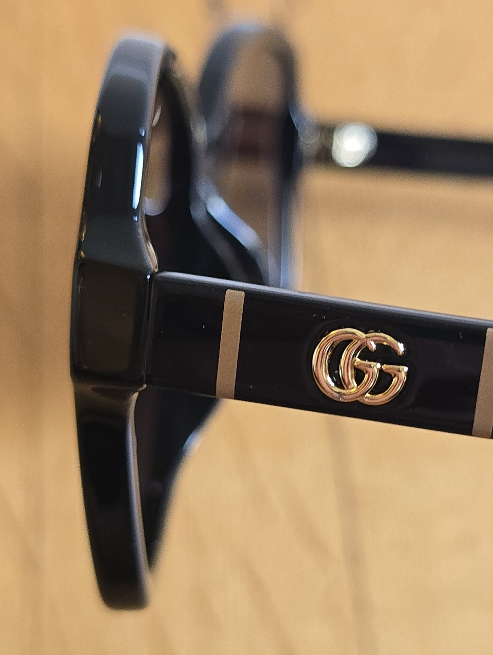 Gucci, Square Oversized Sunglasses, Black, EUC, Women's 57mm
